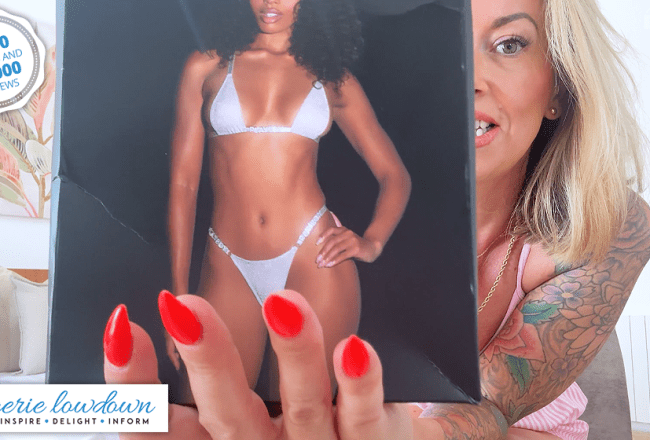 Charlie Zoe reviews Playboy Twilight shimmer bikini