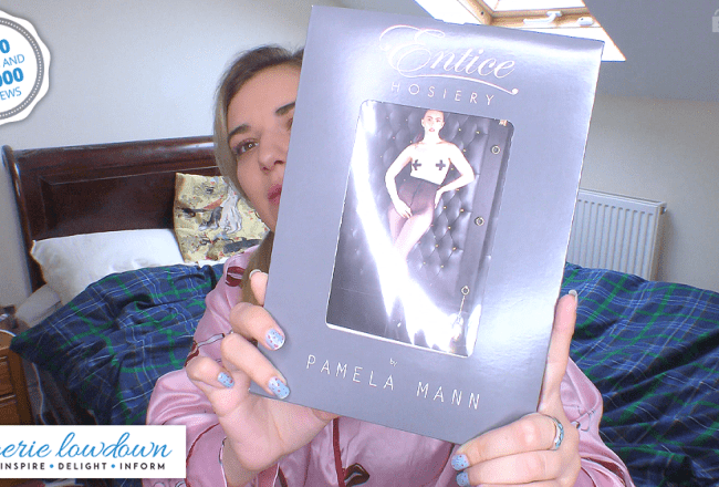 Dolly reviews Pamela Mann Entice Collection 20 denier sheer crotchless tights