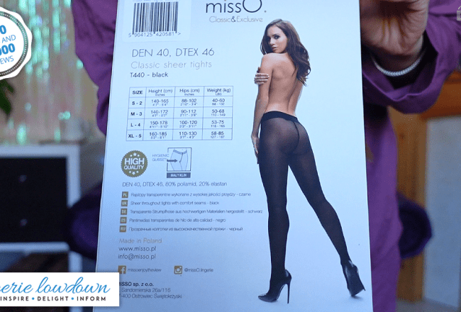 Faerie Willow reviews Miss O 40 denier classic sheer tights T440