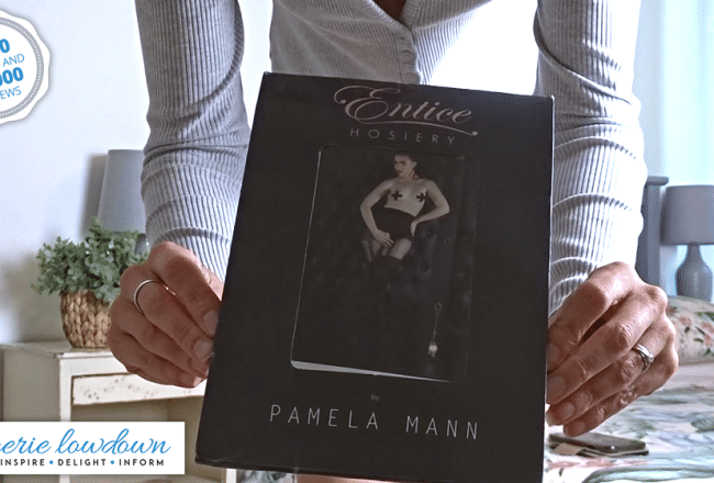 Lottie reviews Pamela Mann Entice Collection plain stripe suspender crotchless tights
