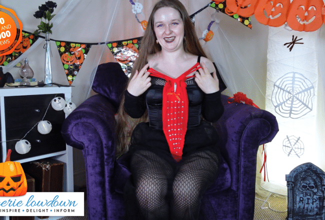 Faerie Willow reviews Mapalé fishnet bodysuit with rhinestone detail and cuffs